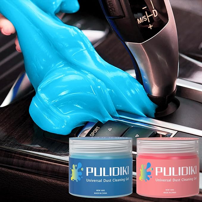PULIDIKI Car Cleaning Gel Detailing Kit Automotive Dust Car Crevice Cleaner Slime Auto Air Vent Interior Detail Removal 