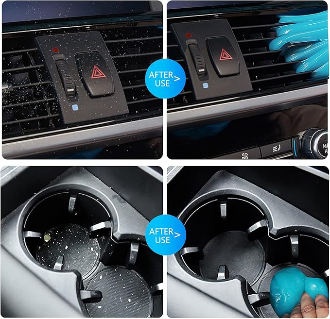 TICARVE 3 Pack Cleaning Gel for Car Detailing Putty Car Vent Cleaner Goo Cleaning Putty Gel Auto Detailing Tools Car Interior Cleaner Dust Cleaning Mud for Cars Dust Cleaner Slime Keyboard Cleaner