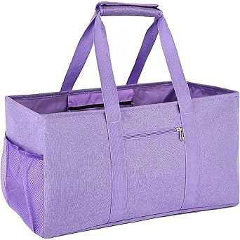 Extra Large Utility Tote Bag - Reusable Grocery Bags Foldable Heavy Duty