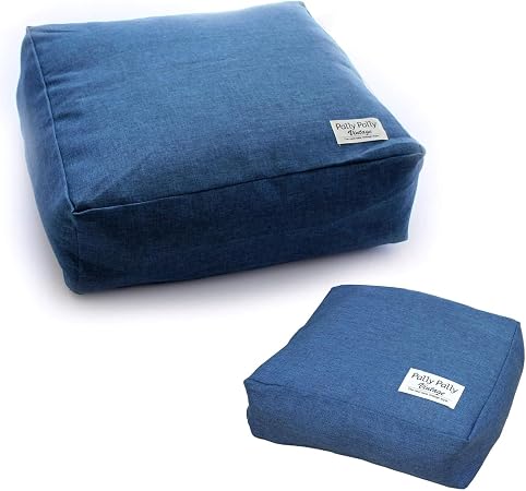 Sanbelm TU18730 Futon Storage Bag, Futon Storage, Storage Bag, Cushion, Towel, Blanket, Navy, Large Size, 23.6 x 23.6 x 