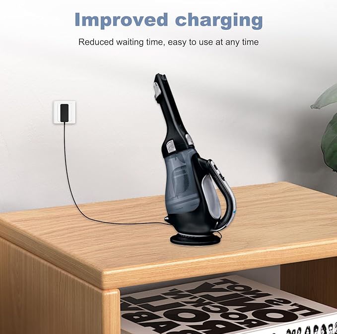 Charger Base for Black & Decker BDH2000L Vacuum Cordless Handheld Rechargeable Car Home Desk Dustbuster Stick Lithium Small Cleaner Dust Buster Replacement Power Adapter Cord Vac Accessory 90571555-03