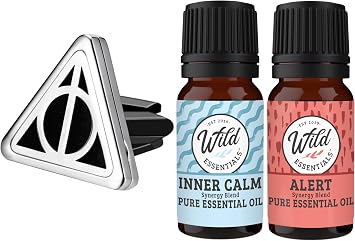 Potter Hallows Car Vent Diffuser Kit | Essential Oil Aromatherapy Gift Set