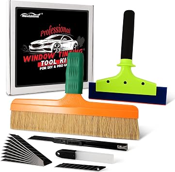 NEWISHTOOL Professional Window Tint Tools Kit PPF Brush for Vinyl Wrapping