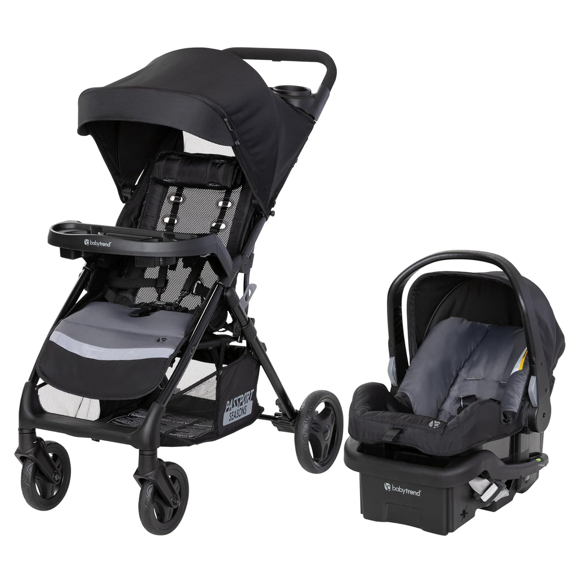 Passport Seasons Travel System with EZ-Lift™ Infant Car Seat, Journey Black