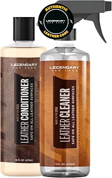 Legendary Leather Cleaner and Conditioner - UV Protectant Spray, 16 oz