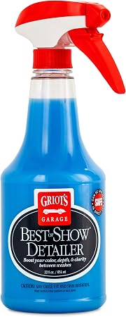 Griot's Garage Best of Show Detailer for Car Detailing, Wipes Away Dust, Fingerprints, and Light Dirt, Improves Paint Gl
