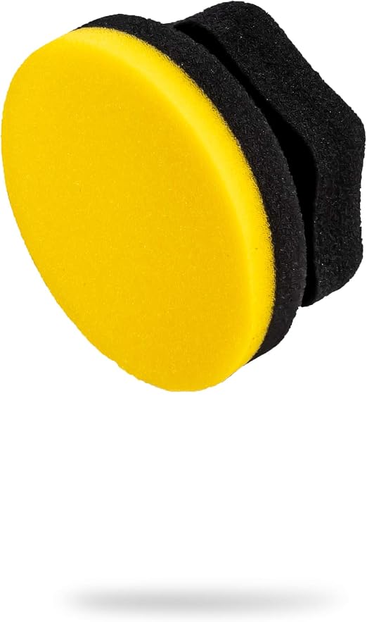 Adam's Polishes Yellow Hex Grip Car Wax Foam Applicator - Waxing Kit Glaze Sealant Liquid Paste Wax Ceramic Coating | Au