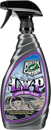 Turtle Wax X Mister Cartoon 54255 LVP- Leather, Vinyl, Plastic Cleaner and Protectant, 1-Step Solution Cleans, Protects 