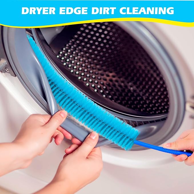 Dryer Vent Cleaner Kit,Dryer lint Brush 3Pack Home Improvement Essential Cleaning Tools, Up to 30 Inch Long Brush Cleaning Set，pet Hair Remover for Laundry，Drain Snake