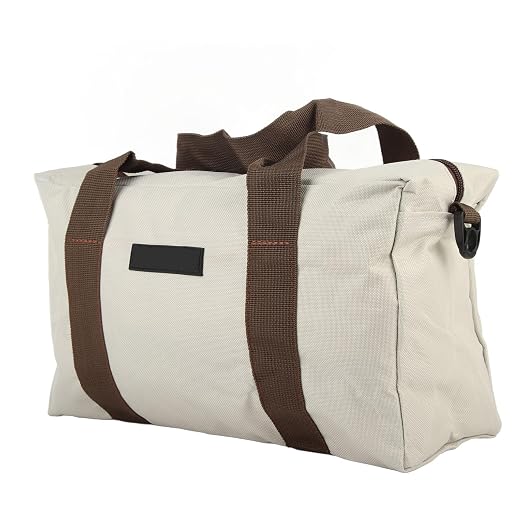 Large acity Wide Mouth Tool Bag, Heavy Duty Storage Case Handbag for Professionals (18in)