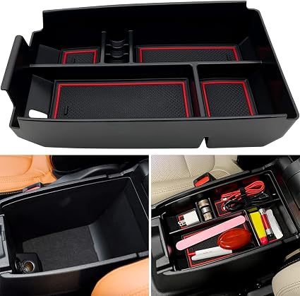 Center Console Organizer Interior Storage Box Fits for Ford Escape 2020 2021 2022 2023 2024 2025 2026 and 2021 2022 2023
