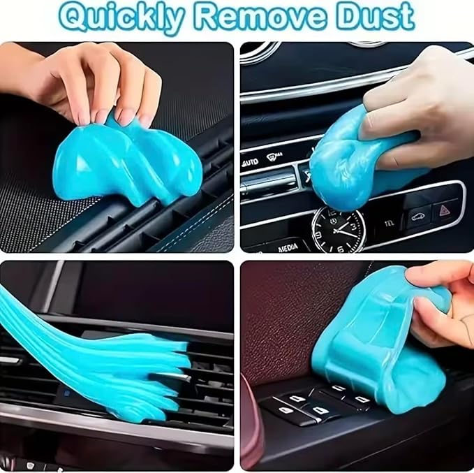 Keyboard Cleaning Gel for Laptop, Car Interior, Dust Cleaner Putty for Electronics, Reusable Cleaning Slime (70g)