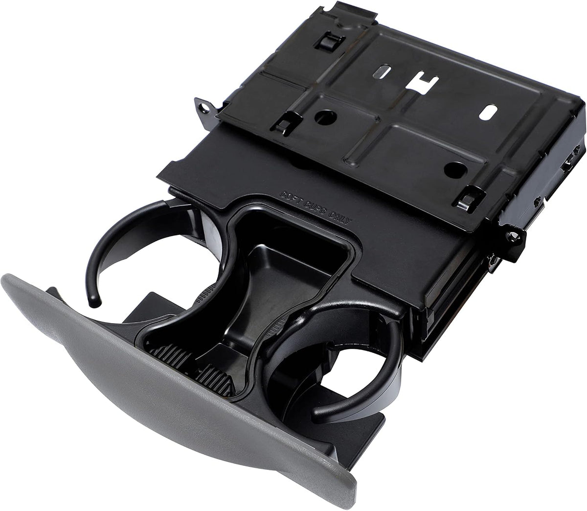 Dashboard Cup Holder for 99-04 Ford F250-F550 Super Duty Excursion Gray
