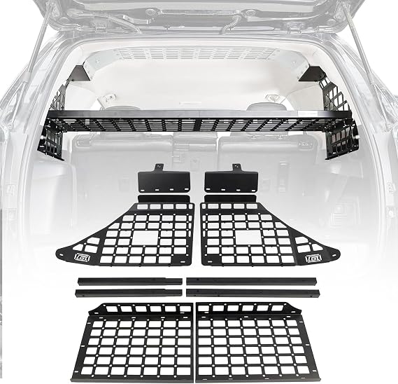 HIGH FLYING for Toyota 4Runner 2010-2024 Car Accessories Modular Storage Molle Panel System Trunk Shelf Luggage Carrier 