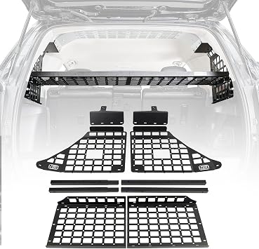 HIGH FLYING for Toyota 4Runner 2010-2024 Car Accessories Modular Storage Molle Panel System Trunk Shelf Luggage Carrier 