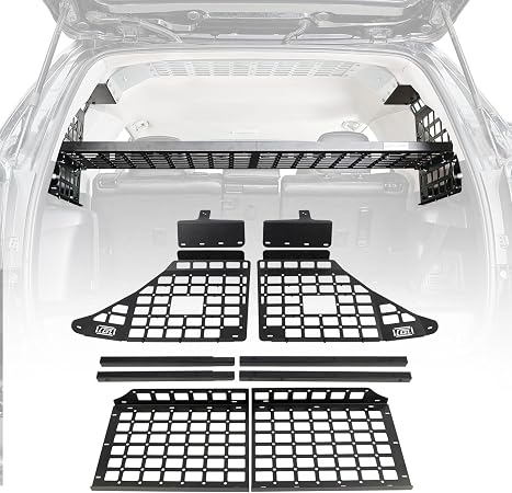 HIGH FLYING for Toyota 4Runner 2010-2024 Car Accessories Modular Storage Molle Panel System Trunk Shelf Luggage Carrier 