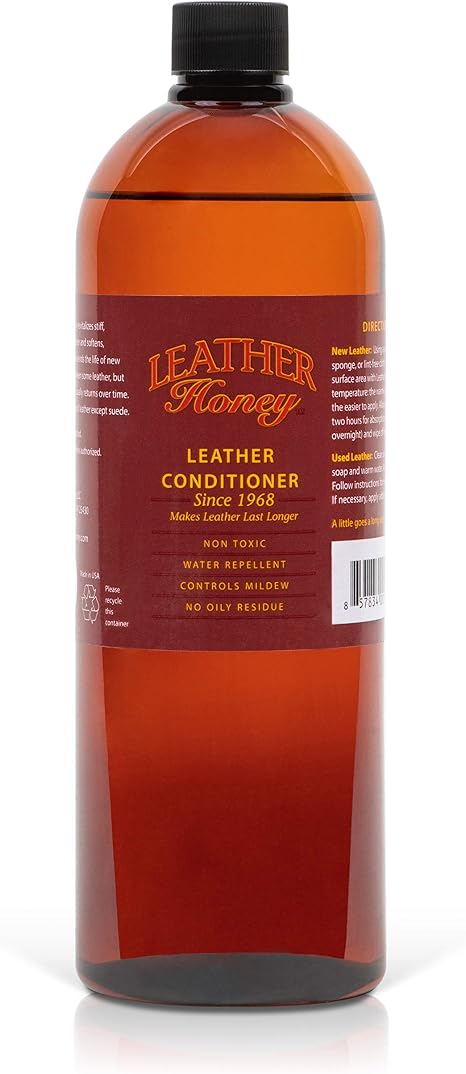 Leather Honey Leather Conditioner – Non-Toxic & Made in the USA Since 1969