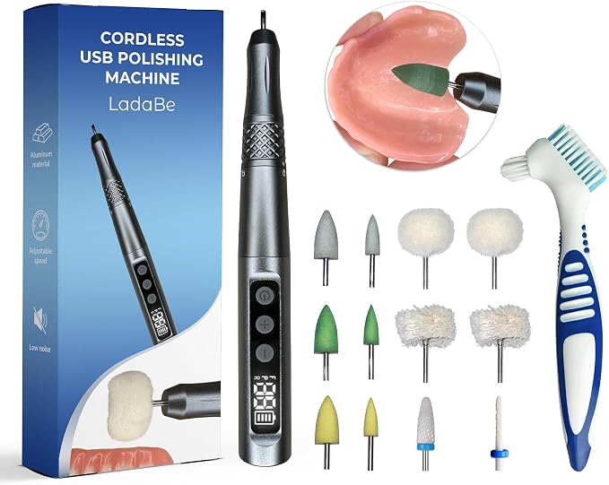 Cordless USB Polishing Machine 35000 RPM, Helps Refine Edges for a Comfortable Fit, Remove Surface Stains, Edge Smoothin