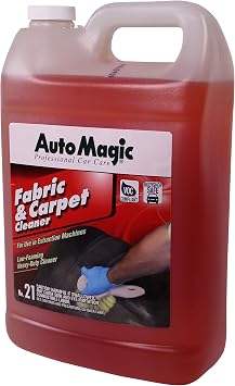 Auto Magic Fabric & Carpet Cleaner for Hot or Cold Water Extraction Machines - 128 Fl Oz