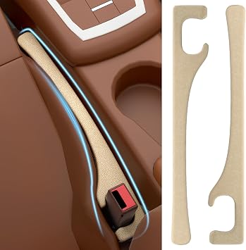JAGASOL Car Seat Gap Filler, Universal Fits Car SUV Truck PU Leather Crevice Blocker, Between Seat and Center Console, S