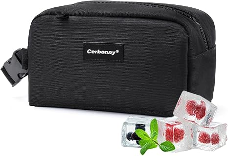 Cerbonny Small Lunch Bag,Freezable Lunch Bag,Built-in Ice Pack