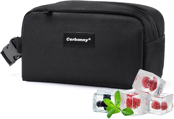 Cerbonny Small Lunch Bag,Freezable Lunch Bag,Built-in Ice Pack