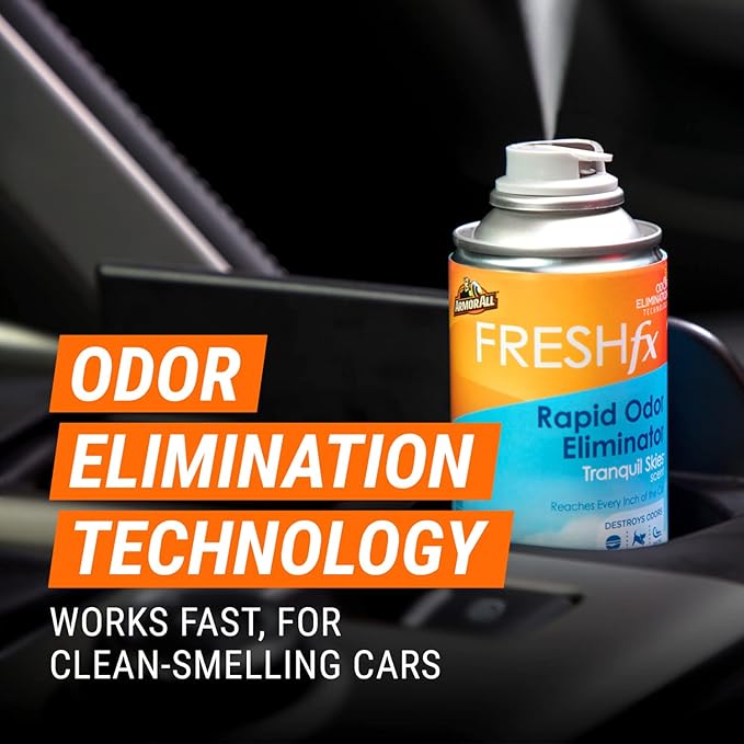 Armor All Car Air Freshener and Purifier, Car Odor Eliminator, Stocking Stuffers, 1.5 Ounce (Pack of 3)