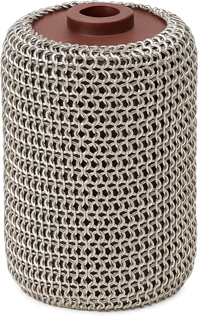 Horsepower Giddy Up Bristle-Free Spinning Grill Brush Replacement Head w/LED, AS SEEN ON TV, Cordless & Rechargeable, 304 Stainless Steel Power Roller Blasts Away Burnt-On Food