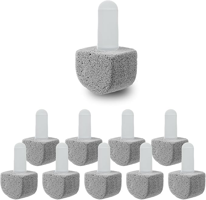 Yingmore 10 Packs Pumice Stone for Toilet Cleaning,Pumice Toilet Bowl Cleaning for Cleaning Toilet,Bathtubs,Kitchen Sink,Grill(Refill)