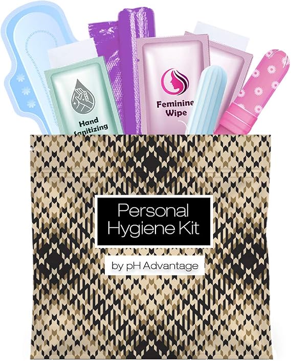 Menstrual Kit All-in-One | Convenience on The Go | Single Period Kit Pack for Travelling, Tweens & Teenagers or Emergenc