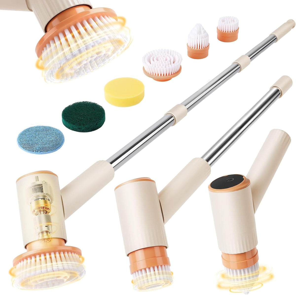 Electric Spin Scrubber,Cordless Shower Scrubber