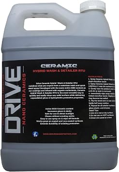 Ceramic Infused Waterless Wet Or Dry Wash & Gloss (1 Gallon) Perfect for Cars, Boats, RVs, Motorcycles. Safe for Chrome,