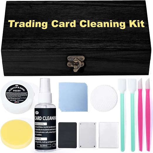 Lunza Trading Card Cleaning Kit – Boost Grading Score & Restore Collectible Value | Safe for Trading, Sports, Gaming Car