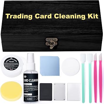 Lunza Trading Card Cleaning Kit – Boost Grading Score & Restore Collectible Value | Safe for Trading, Sports, Gaming Car