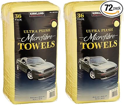 Kirkland Signature Ultra High Pile Premium Microfiber Towels (72-Pack)