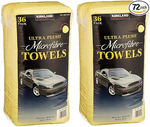 Kirkland Signature Ultra High Pile Premium Microfiber Towels (72-Pack)