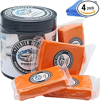 Car Clay Bar Detailing kit - 4 Pack 100g Auto Detailing Magic Clay Bar Kit