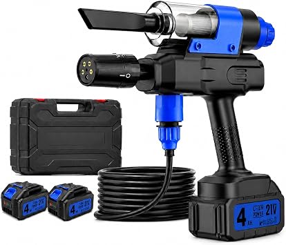 The Original 3-in-1 Design Cordless Portable Washer (Wash, Blow & Vacuum), Battery Operated Car Cleaner from Interior to