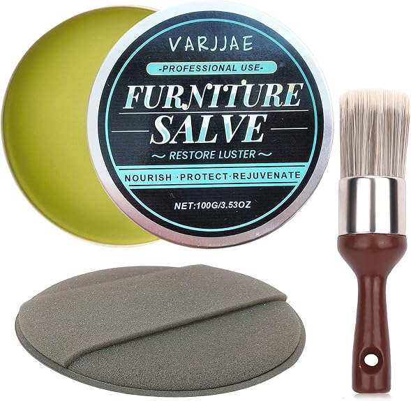 Professional Furniture Salve Kit for Leather and Wood,Polisher, Moisturizer, and Restorer for Couches - Conditioner for 