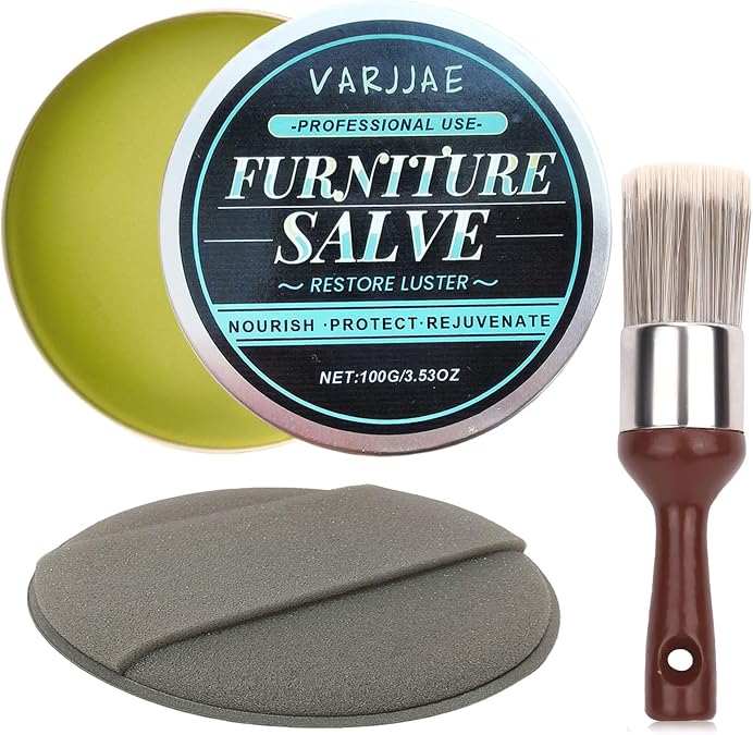 Professional Furniture Salve Kit for Leather and Wood,Polisher, Moisturizer, and Restorer for Couches - Conditioner for 