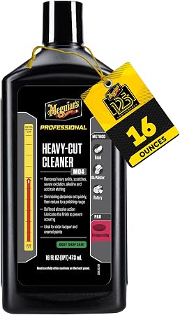 Meguiar's Professional M04 Heavy Cut Cleaner, 16oz