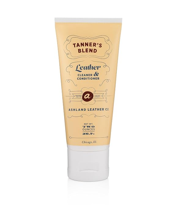 Tanner's Blend - Made in the USA Leather Cleaner & Conditioner Made for Horween & Genuine Real Quality Leather Bags Shoe