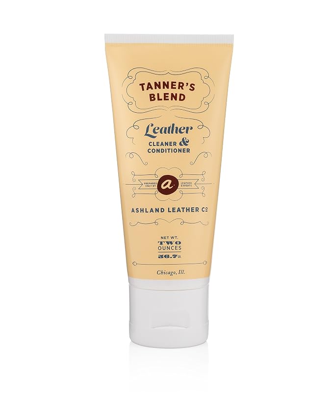 Tanner's Blend - Made in the USA Leather Cleaner & Conditioner Made for Horween & Genuine Real Quality Leather Bags Shoe
