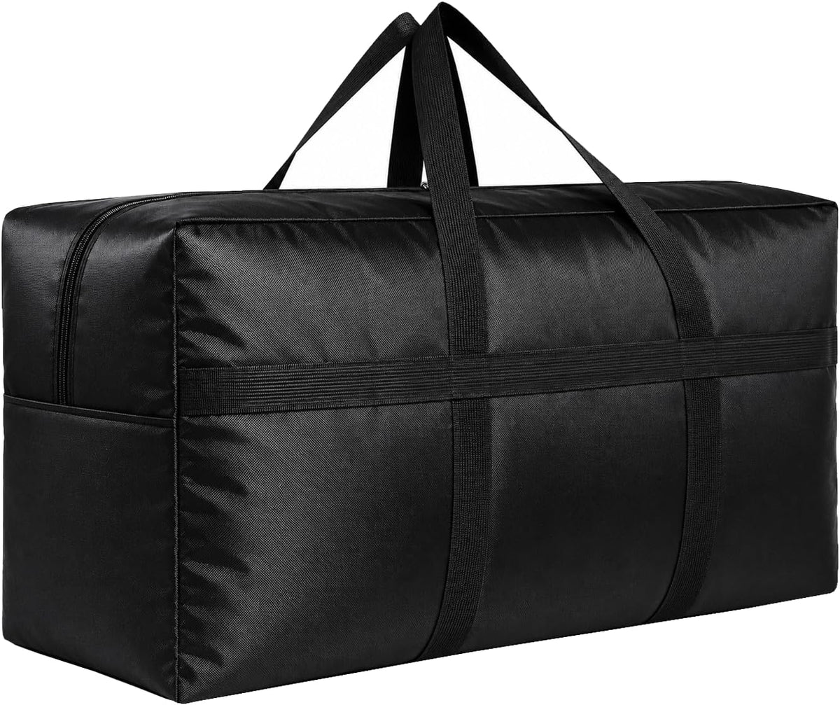 Extra Large Storage Duffle Bag, Duffel Bag for Travel Black 130L