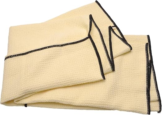 Eurow Microfiber Waffle Weave Drying Towel for Car Detailing, Ultra Absorbent with Hand Pockets, Lint-Free, Scratch-Free