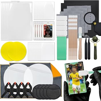 298PCS TCG & Sports Card Cleaning, Repair, Flattening & Protection Care Kit