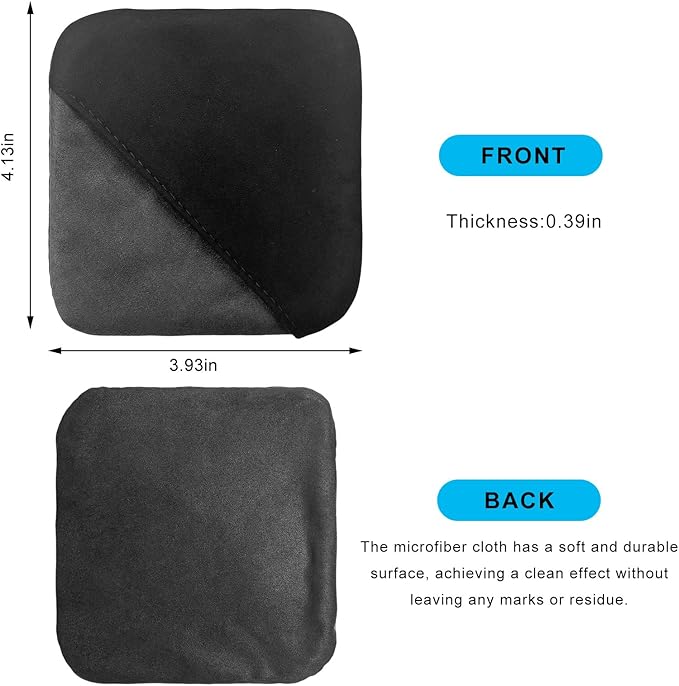Ohleats Car Screen Cleaner, Microfiber Auto Screen Cleaning Pad, Foldable Touch Screen Cleaner Cloth for Vehicle Dashboard LCD Display, Car Cleaning Kits