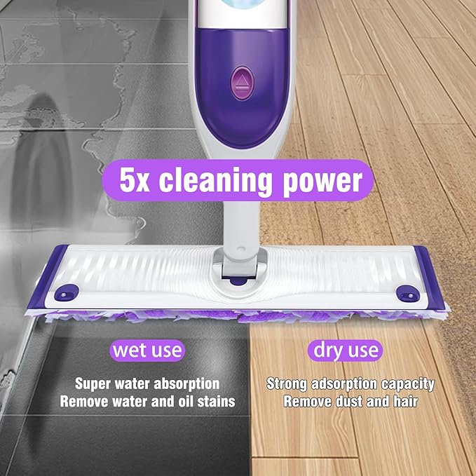 25 Pack Power Mop Refill Pads for Swiffer Power Mop, Disposable Spray Wet Pads Refill for Swiffer PowerMop Multi-Surface Mopping Pad,Mop Head Replacement for Floor Cleaning