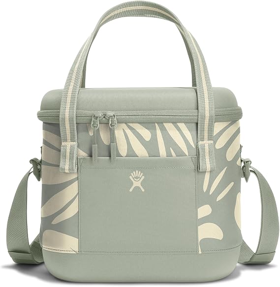 Hydro Flask Cooler Bag - Insulated Portable Soft Cooler - 12 L Capacity in Botanical Bliss Agave