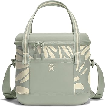 Hydro Flask Cooler Bag - Insulated Portable Soft Cooler - 12 L Capacity in Botanical Bliss Agave